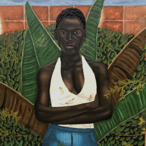 Till It All Withers 1 -21st Century, Contemporary, Figurative, Mixed Media Women, 2023