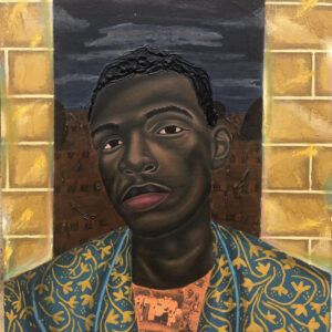 Boy in Wonderland 2 - 21st Century, Contemporary, Figurative, Mixed Media, Men, 2023