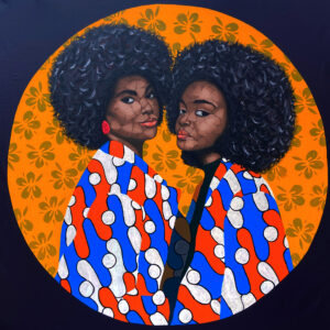 Sisterhood 1 (Love and Strength) - 21st Century, Contemporary, Figurative, Love, 2024