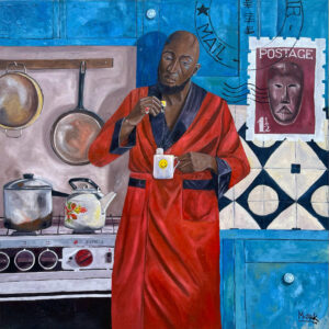 Rise and Shine - 21st Century, Contemporary, Figurative, Africa, Coffee, People, 2023